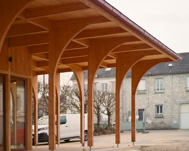 Rénovation église auvent