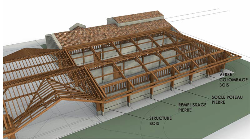 Rénovation Chai Château Cheval Blanc